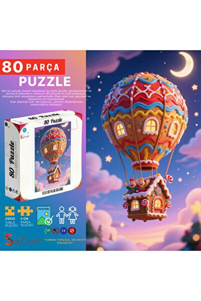Soi Craft 80 Parça Tatlı Rüyalar Balonu #1117