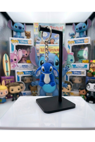 Yapbi3d Stitch Karakter Özel Tasarım Figürlü Anahtarlık - 3D Yazıcı Çanta Aks...