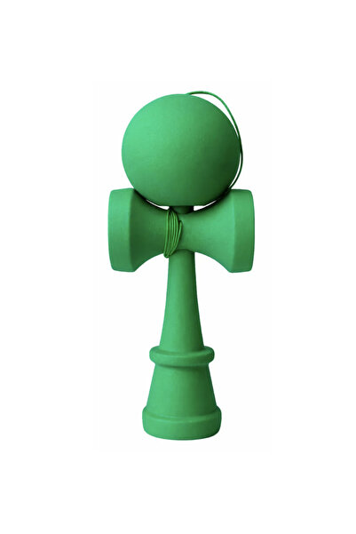 OEM Kendama verde, lemn, 10 degete
