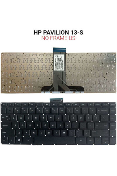 HP Πληκτρολόγιο φορητού υπολογιστή χωρίς πλαίσιο και με αγγλική (US) διάταξη ...
