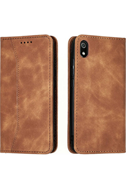 Other Bodycell Πορτοφόλι από συνθετικό δέρμα PU Καφέ (Redmi 7A) Κωδικός: 04-0...