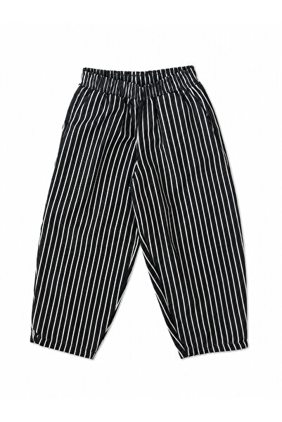 Pufiko Kids Striped 100% Cotton Woven Unisex Trousers