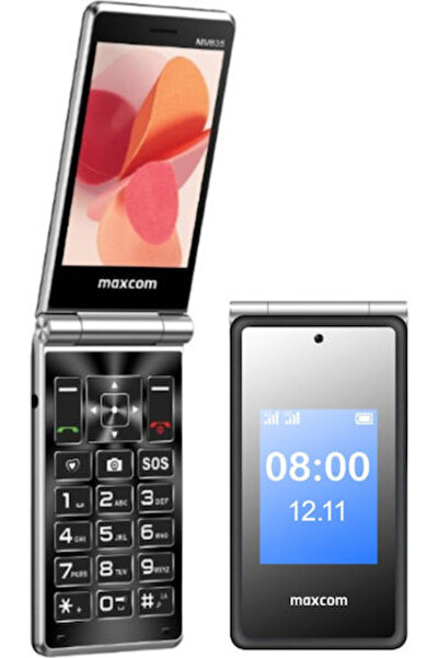 MAXCOM MM835 SE Κινητό Τηλέφωνο Διπλής SIM με Πλήκτρα (Μενού Ελληνικά) Μαύρο