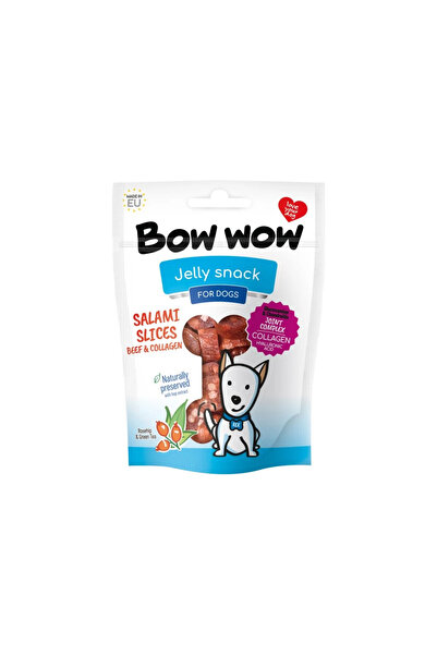 Bow Wow Φιλέτα Σαλάμι Βοδινού με Κολλαγόνο, Λιχουδιές για Σκύλους 80 γρ.
