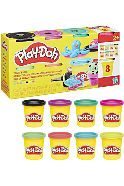Hasbro Games Hasbro Play-Doh 8 Πλαστικό Ζύμη Μοντελισμού Play-Doh για Ηλικίες 3+