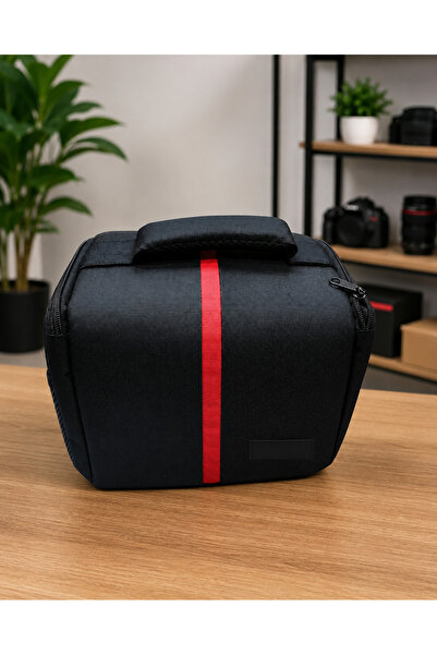 PDX Fotoğraf Makinesi Çantası DSLR ve Aynasız Kamera Uyumlu Kare Omuz Çantası...