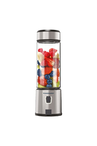 Powerology 6-Blade Portable Juicer Silver