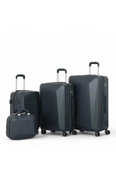 Generic 4 Pcs Set Valises 360 Degree Spinner Wheels Suitcase Password Lock Ab...