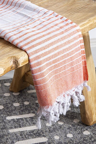 Homedius Alagra Pamuklu Peştemal 100x170 Cm Turuncu