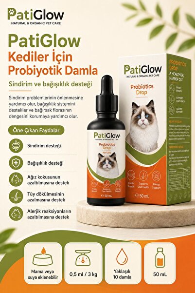 Pati Glow Kedi Probiyotik Damla 50 ml