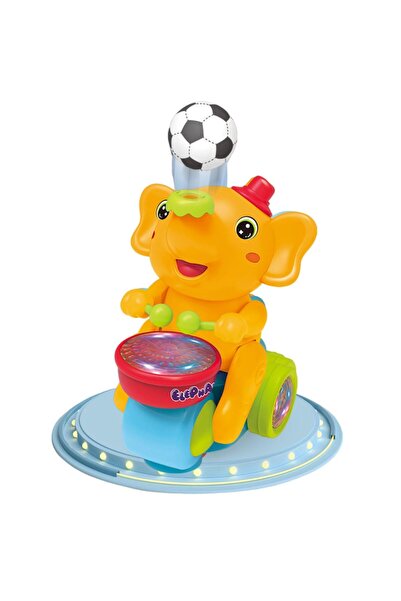 emc onshop Jucărie distractivă pentru bebeluși, Elefant cu minge levitantă, s...