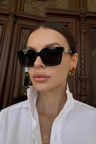 Eyesofia Bias Borb Black Gradient Ultra Light Women's Sunglasses with Uv400 F...