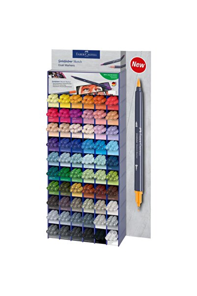 Faber Castell Modul Acrilic 300 de piese Marker pentru schițe cu 2 vârfuri GO...