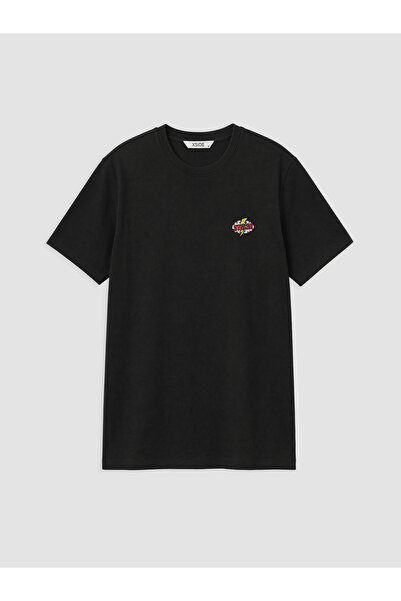 LC Waikiki Tricou bărbătesc cu guler rotund, brodat, cu fir dublu