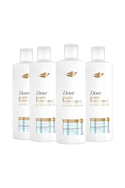Dove Şampuan Peptit Bond Repair 375 ml x4