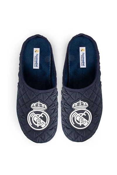 Real Madrid C.F. Papuci casa Real Madrid CFRM3, bleumarin, cauciuc reciclat, ...