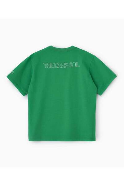 KEMET DARK SOIL | Oversized Basic T-shirt in Cotton Green