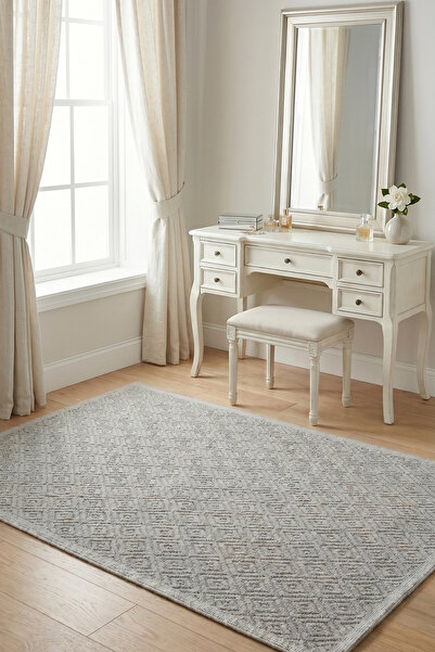 dekozer Luna Antrasit Yolluk 80x150 cm | %100 Pamuk, Yıkanabilir, Banyo, Mutf...