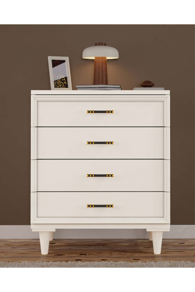 miracool Kardelen 4 Çekmeceli Şifonyer / Komple MDF / Modern Tasarım