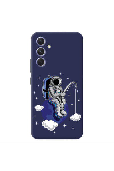 Other Samsung A24 Fishing space Dark blue Colored Silicone TPU Θήκη
