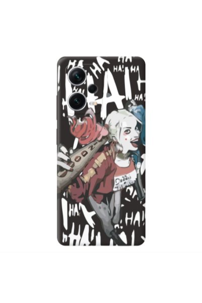Other Xiaomi Poco X5 Ha Ha Ha Black Colored Silicone TPU Θήκη