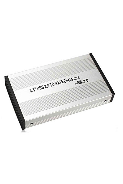 OEM Εξωτερική Θήκη για Σκληρό Δίσκο 3.5 " SATA III με Σύνδεση USB 2.0, Γκρι