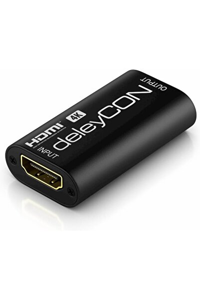 deleyCON Επαναλήπτης και Ενισχυτής Σήματος HDMI, 1080p έως 35μ, 4K έως 18μ, H...