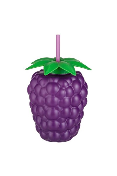 OEM Pahar Mura 3D din Plastic cu Pai, 800 ml