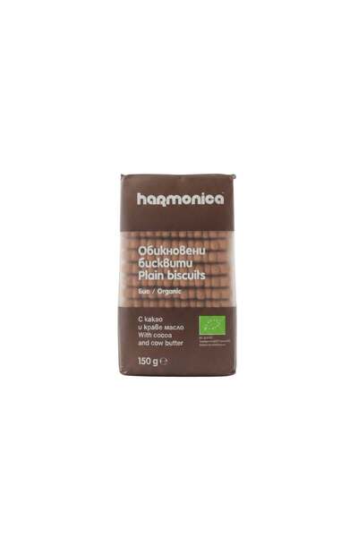 HARMONİCA Plain Biscuit with Cocoa and Cow Butter 150g