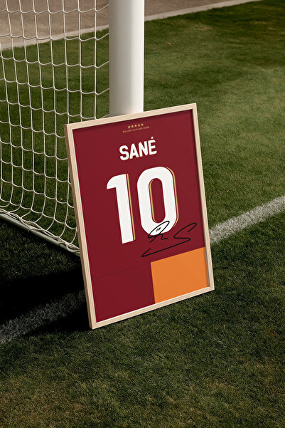 Base Concept Poster cu design de tricou Leroy Sane 10 (încadrat)