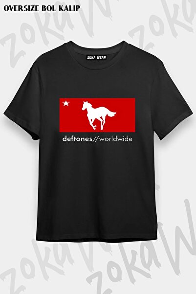ZOKAWEAR Μπλουζάκι Unisex Loose Fit Deftones v21 με στάμπα