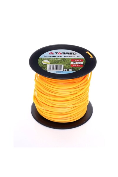 Tagred Professional Fir pentru motocoasă, Tagred, pătrat, 3 mm x 50.4 m, port...