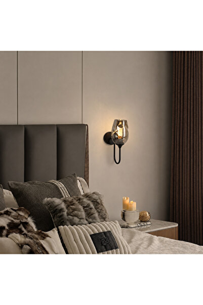 HAMER Modern Black Wall Lighting Fixture - E27 Bulb