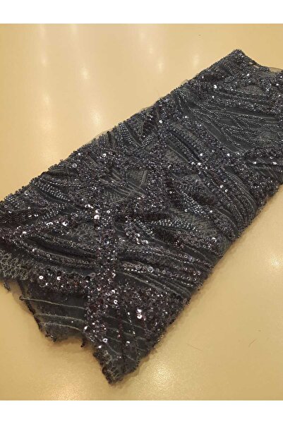 Safir Kumaş Kesip Aplik yada Morif Çııkarmalık Top Sonu 50 cm Laci ve Koyu İn...