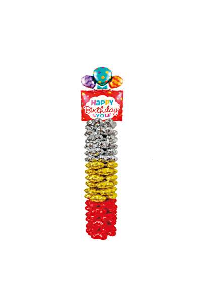 MP Mirific Party Set de 19 baloane cu suport, la mulți ani, multicolor, 242 cm