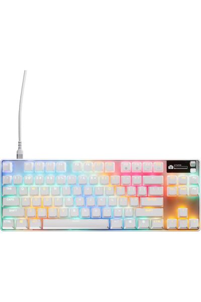 SteelSeries Apex Pro TKL 3rd Gen Gaming Keyboard - White (US Layout)