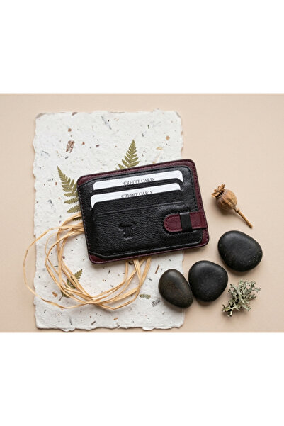 PASSTELL 100% Genuine Leather Trendy Model Credit Card Holder and Wallet