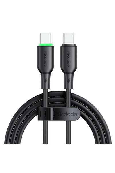 Mcdodo Cablu Type-C la Type-C Alpha Series Silicone, Fast Charging, 65W, LED,...