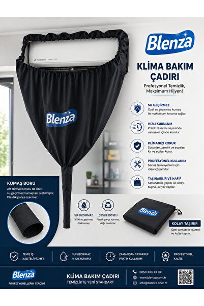 BLENZA KLİMA BAKIM ÇADIRI BRANDASI