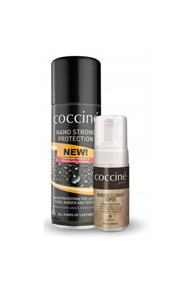 Coccine Set, Coccine, Nano Protector Strong, 230 ml, Impregnare pentru incalt...