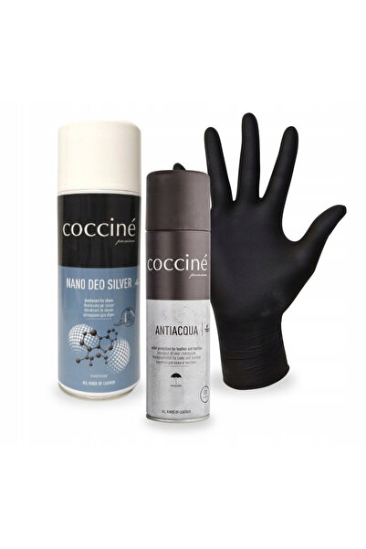 Coccine Kit ingrijire incaltaminte, Coccine, nano deodorant argintiu, 400 ml,...