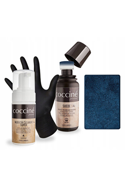 Coccine Kit de curatare pentru piele intoarsa si nubuc, Coccine, 3 in 1, 100 ...