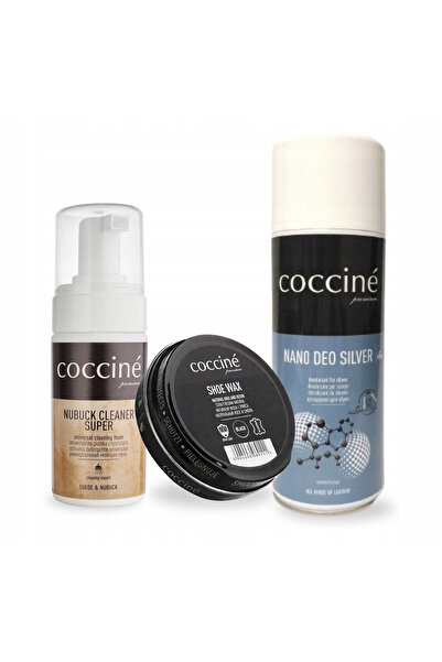 Coccine Set de ingrijire a incaltamintei, Coccine, 3 in 1, 100 ml spuma de cu...