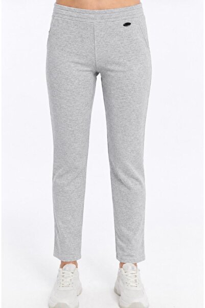 AXXEL Women's Gray Melange 2 Thread Sweatpants-P376