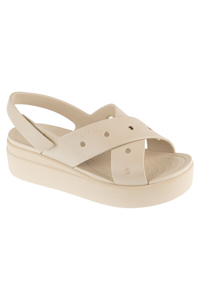 Crocs Brooklyn 4U Sandale cu barete încrucișate pentru femei, Sandale de exte...