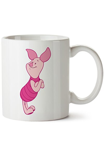 ET ERTAPASSAGE original creative designs Piglet Printed Porcelain Mug, Machin...
