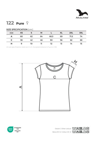 Malfini Tricou din bumbac pentru femei PURE