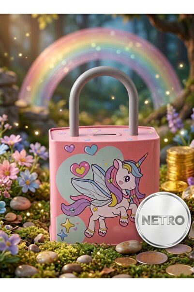 Home KİLİT Şeklinde Dev Boy Kumbara 26x17 Cm Hediyelik Metal Kumbara KAPAKLI ...