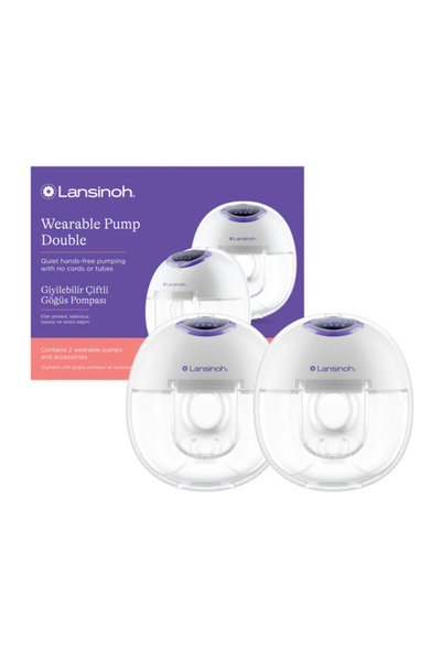 Lansinoh Pompa de sân electrică dublă, portabilă, hands free, Lansinoh