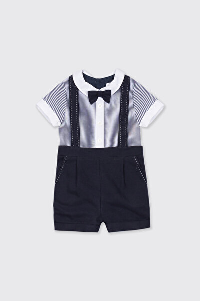 Panço Patachou Baby Boy Blue Jumpsuit